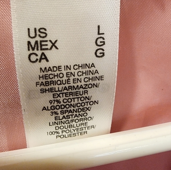 LIZ & CO. pink Short Vintage Vibes Blazer size L - Picture 4 of 11